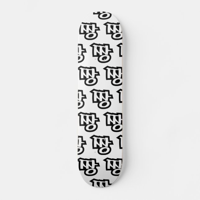 짱 JJANG - Die BEST ~ Koreanische Slang Hangul-Spra Skateboard (Vorderseite)
