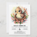 Recherche de oiseau chanteur invitations Aquarelle