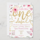 Recherche de miss onederful anniversaire invitations Douce verdure pastel joli