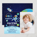 Recherche de espace extra atmosphérique invitations Bleu