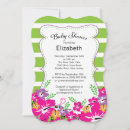 Recherche de fleur baby shower invitations Rose