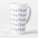 Recherche de thé tasses Typographie