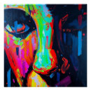 Recherche de expression visage posters Couleurs vives