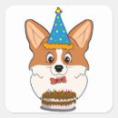 Recherche de anniversaire de corgi autocollants Corgis