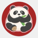 Recherche de panda chinois autocollants Bambou