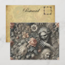 Recherche de gris foncé cartes postales Vintage
