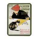 Recherche de vintage chat magnets Rétro