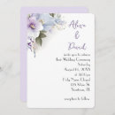 Recherche de lavande et bleu invitations Floral