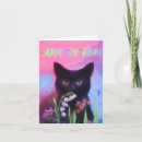 Recherche de chat noir anniversaire cartes Animal
