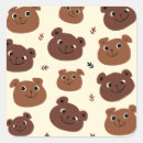 Recherche de ours de bande dessinée autocollants Drôle