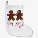 Recherche de initiales chaussette de noël Pain d'épices