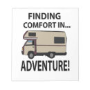 Suche nach draußen notizblock Camping