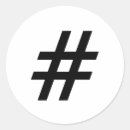 Recherche de hashtags autocollants Symbole