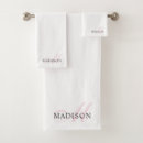 Recherche de pink bain serviettes Monogrammé