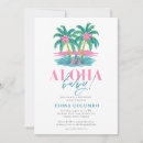 Recherche de palmiers tropicaux invitations Aquarelle