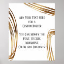 Suche nach metallic gold poster Weiß