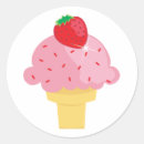 Recherche de crème glacée autocollants Dessert