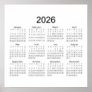 Recherche de affiche du calendrier calendriers Minimaliste