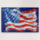 Suche nach amerikanische puzzle Rot weiß und blau
