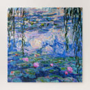 Recherche de peinture de monet puzzles Nénuphars