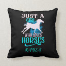 Recherche de fille de cheval coussins Pour enfants