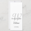 Recherche de ordre service invitations Noir et blanc