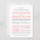 Suche nach rosa graue hochzeits einladungen Typografie