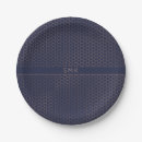 Recherche de rose gold paper assiettes Monogramme