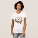 Recherche de bouquet floral tshirts Moderne