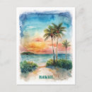 Suche nach hawaii malerei postkarten Aquarell