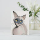 Suche nach siamese cat postkarten Niedlich