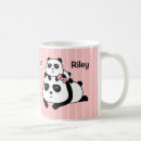 Recherche de maman panda tasses Mignon