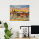 Recherche de troupeau de chevaux posters Cowboy