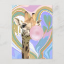 Recherche de girafes cartes postales Pour elle