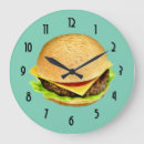 Recherche de cheeseburger horloges Hamburger