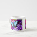 Recherche de papillon bleu morpho tasses Coloré