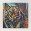Recherche de loups puzzles Forêt