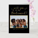 Recherche de proposition vœux cartes Bridesmaid