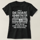 Recherche de administrateur de base de données tshirts Profession