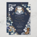 Recherche de navy blue quinceanera invitations Élégant