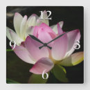 Suche nach rosa lotus wanduhren Weiß