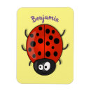 Recherche de coccinelle rouge magnets Dessin