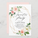 Suche nach floral sweet 16 einladungen Goldfolie