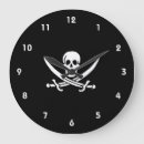 Recherche de piratique horloges Jolly roger