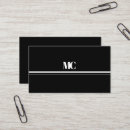 Recherche de tout cartes visite Monochrome
