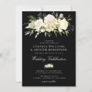 Recherche de noir et ivoire invitations Floral