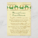 Recherche de shamrocks irlandais invitations Celtique