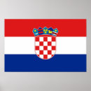 Recherche de la croatie posters Drapeau