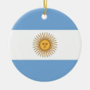 Recherche de drapeau argentin ornements Pays