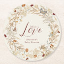Recherche de fleur naturelle dessous de verres Baby shower